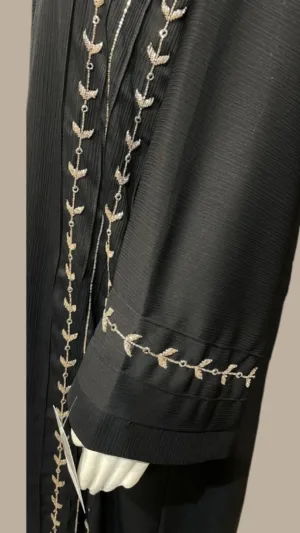 Dubai Abaya for Women | Premium Zoom Fabric with Embroidery – XXL – photo 5 at Modesty EStore