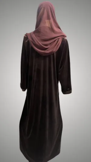 Premium Velvet Abaya Burkha | Luxury Modest Fashion for Women – photo 2 at Modesty EStore