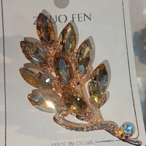 Floral Shaped Brooch