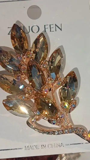 Floral Shaped Brooch