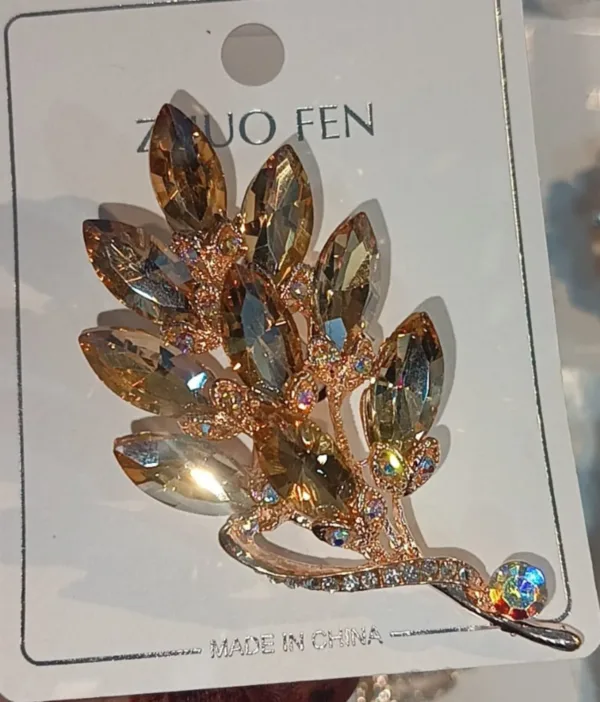 Floral Shaped Brooch