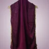 Plum bridal hijab – Bridal Hijab with Stone Work – Plum