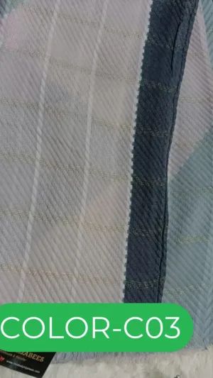 Burqa Hijab – Four-Shade Cotton Hijab with Shimmer Thread - C03