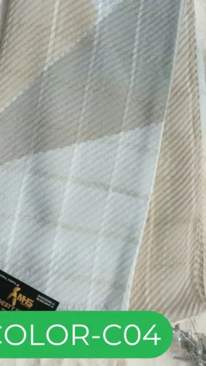 Burqa Hijab – Four-Shade Cotton Hijab with Shimmer Thread - C04