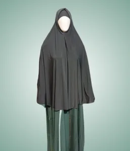 Abaya khimar – Abaya Khimar – Long Flowing Khimar in Grey Tones (photo 6)