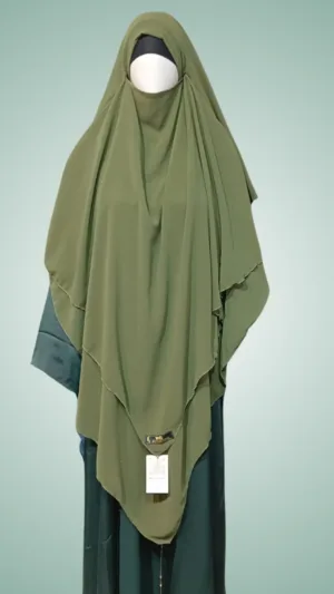 khimars – Georgette Khimar for Women | Price ₹419 - DarkOliveGreen