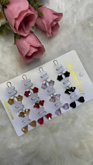 Pearl hijab pins-loop Pins Set of 12