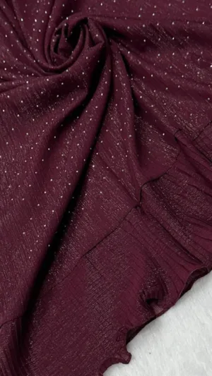 Best Chiffon Hijab – Lightweight & Elegant Hijab for Women - Maroon