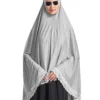 Full cover hijab – long khimar with lace trim