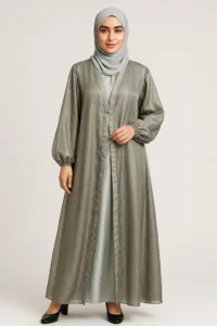 Shrug Abaya with Balloon Sleeves