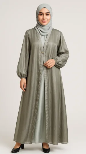 Shrug Abaya with Balloon Sleeves
