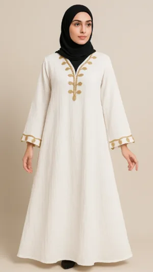 embroidered Abaya
