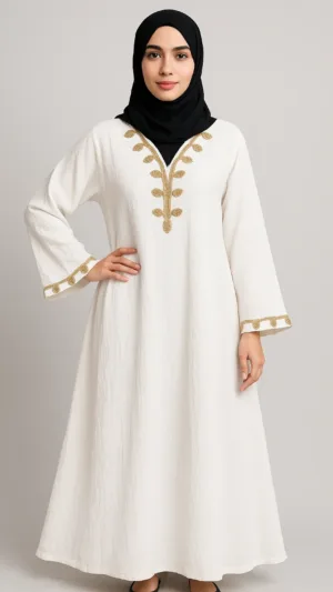 White Abaya for Umrah